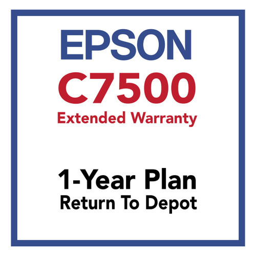 Epson TM-C7500 One Year Extended Depot Warranty  EPPCWC7500R1