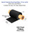 LabelJET 60mm x 74m HL37 Black Textile Resin Ribbon For Zebra / TSC/ Godex Printers  LJ32083