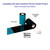 LabelJET 4.33" x 984Ft / 110mm x 300m Black LJW121 Wax Ribbon For 4-Inch Desktop Printers 12/Rolls  LJ00016