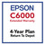 Epson CW-C6000 Extended Warranty Depot Repair 4-Year Plan  EPPCWC6000R4