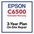 Epson CW-C6500 Extended Warranty On-Site Repair 3-Year Plan  EPPCWC6500S3