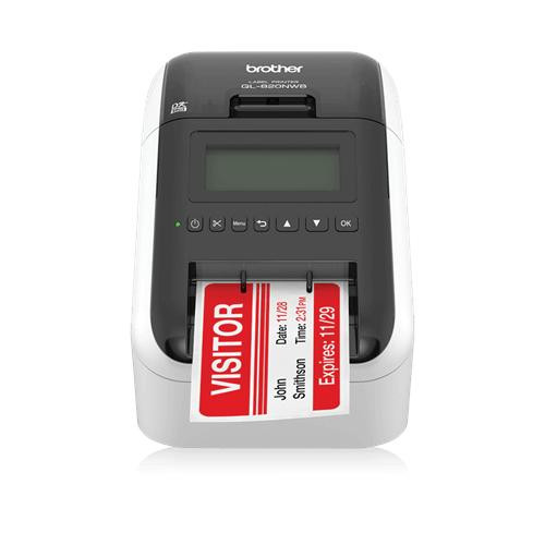 brother QL820NW 写真内一式 Brother QL-820NWB Label Printer: WiFi, Ethernet, Bluetooth