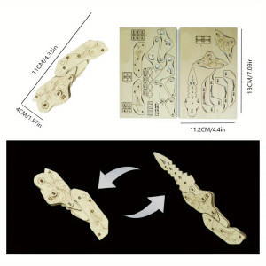 Knife 1 (3-D Wooden Puzzle)