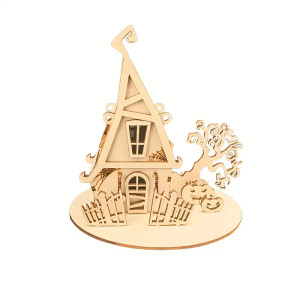 House - Halloween (3-D Wooden Puzzle)