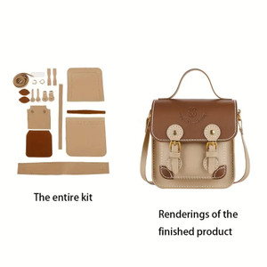 Handbag -  Brown/Beige
