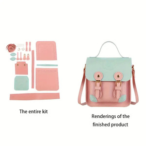 Handbag -  Blue/Pink