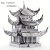 Yueyang Tower (3-D Metal Puzzle)