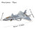 Military Jet (3-D Wooden Puzzle)