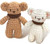 Bears - white and brown (Crochet kit)