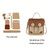 Handbag -  Brown/Beige