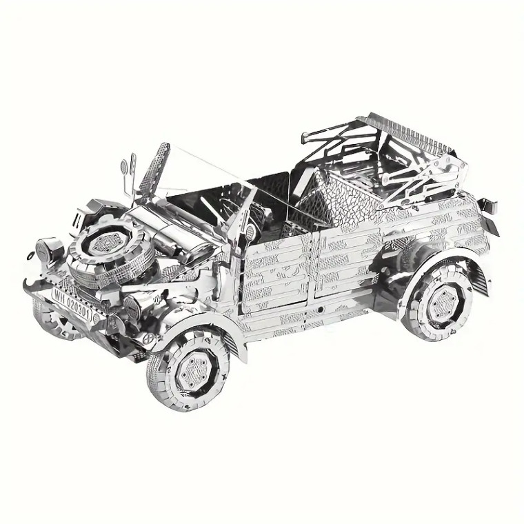 VM82 Barrel Bucket Car (3-D Metal Puzzle)