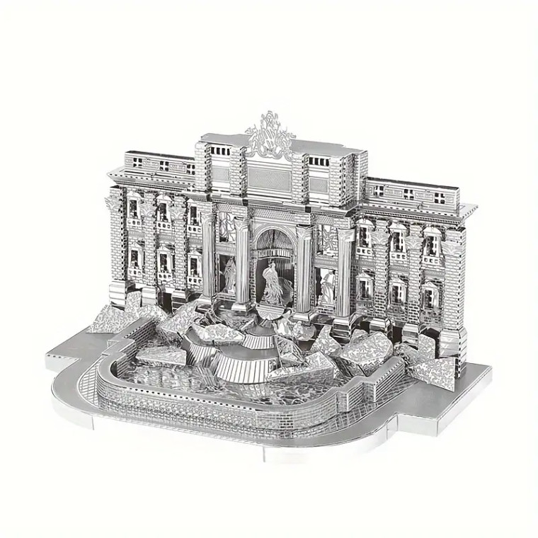 Rome Trevi Fountain (3-D Metal Puzzle)