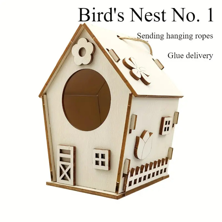 Birdhouse 1 (3-D Wooden Puzzle)