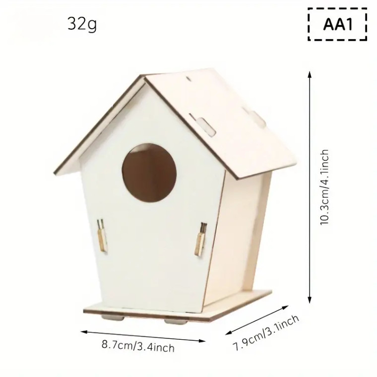 Birdhouse - small (3-D Wooden Puzzle)