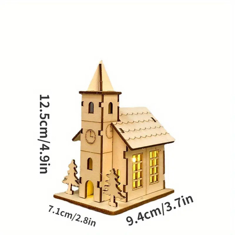 House - Spire (3D Wooden Puzzle)