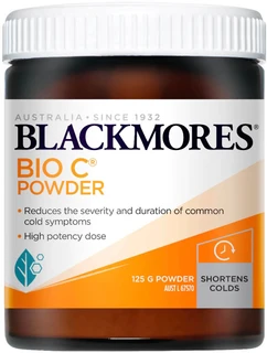 Blackmores Bio C Powder for immune health, collagen formation & antioxidant protection with Vitamin C & Bioflavonoids