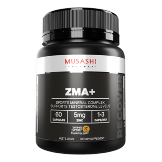 Musashi ZMA + is an excellent choice for athletes wishing to increase power and strength, assist energy metabolism, prolong the onset of fatigue