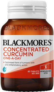 Blackmores Concentrated Curcumin One-A-Day optimised turmeric for optimal absorption with anti-inflammatory action & joint health support