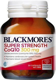 Blackmores Super Strength CoQ10 for heart health, cardiovascular function, energy & antioxidant protection