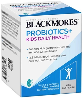 Blackmores Probiotics+ Kids Daily Health for gut health, digestion & immunity in children aged 2+ with probiotics, Vitamin C & D