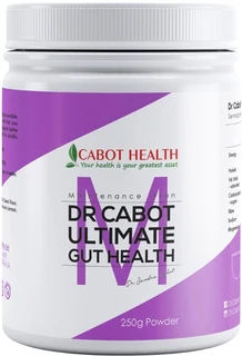 Cabot Health Ultimate Gut Health 250g with Glutamine, Slippery Elm, Aloe Vera & Probiotic for gut health & digestion