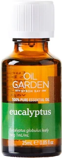 Oil Garden Eucalyptus Pure Essential Oil 25mL with a cool, crisp aroma for refreshing aromatherapy & respiratory support