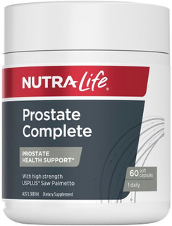 Nutra-life Prostate Complete one-a-day prostate health support formula is made with high strength USPlus Saw Palmetto, Zinc, Selenium and Vitamin D3 and protects the health of the prostate gland and supports male reproductive health and testosterone levels
