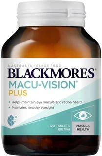 Blackmores Macu-Vision Plus for eye, macula & retina health with Lutein, Zeaxanthin, Zinc, Vitamins C & E