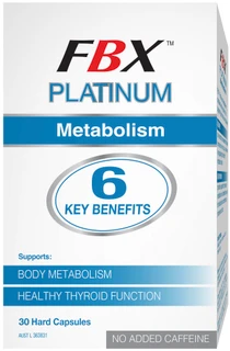 FBX Platinum Metabolism for body, sugar & fat metabolism, thyroid health & energy with SLENDACOR, Iodine & Chromium