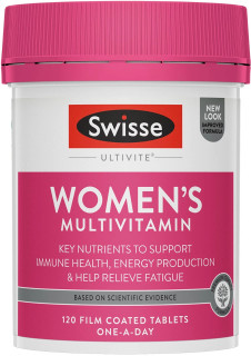 Swisse Ultivite Women’s Multivitamin with vitamins, minerals & herbal extracts for women’s energy, immunity & overall wellbeing