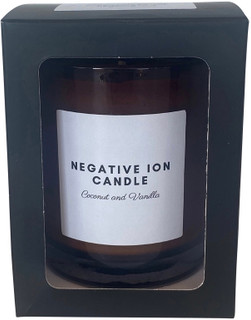 Supercharged Food Negative Ion Candle Coconut & Vanilla is supercharged with negative ions