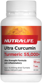 Nutra-Life Ultra Curcumin Turmeric 55,000mg+ relieves joint inflammation & swelling, joint aches and pains, arthritis