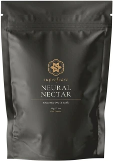 SuperFeast Neural Nectar 1kg powdered brain blend with Lion’s Mane, Ginkgo Biloba, Mucuna, White Peony & Astragalus for cognitive support