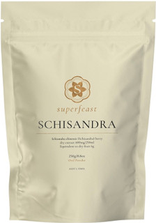 SuperFeast Schisandra 250g Radiance, Liver Support supports stress response, relieves fatigue & strengthens kidneys & liver