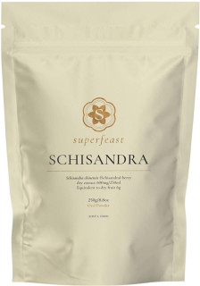 SuperFeast Schisandra 250g 10:1 powdered Berry extract for liver support, vitality, skin radiance and healthy stress adaptation