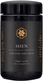 SuperFeast SHEN 100g Miron jar of calming Taoist herbal blend with Reishi, Albizia, Aged Citrus Peel and Asparagus Root