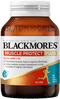 Blackmores Muscle Protect Plus for muscle mass, muscle function & bone health with Calcium HMB & Vitamin D3
