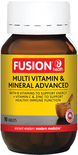 Fusion Health Multi Vitamin & Mineral Advanced high-potency, advanced vitamin & mineral formula for men & women supports immunity & energy production