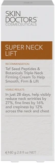 Skin Doctors Super Neck Lift for firmer, smoother-looking neck & décolletage skin with Tef Seed Peptides, Skinnectura & Botanicals