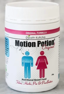 Health Kultcha Motion Potion Original 250g gut health supplement with Psyllium Husk, Slippery Elm, Marshmallow Root, Ginger & Friendly Bacteria