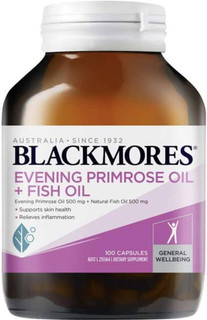 Blackmores EPO Evening Primrose Oil + Fish Oil for skin health, general wellbeing & healthy inflammatory response with GLA, EPA & DHA