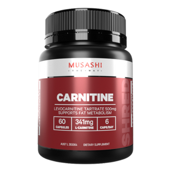 Musashi L-Carnitine transports fatty acids into muscle cells where they are burnt for energy.In any exercise, after an initial carbohydrate fuel burn