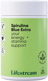 Lifestream Spirulina Blue Extra the perfect spirulina for people who are under increased stress, are immune compromised or just needing extra energy
