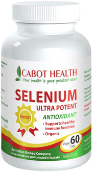 Cabot Health Selenium Ultra Potent Anti-Oxidant for the prevention of selenium deficiency, a healthy immune system and maintaining efficiency of thyroid function