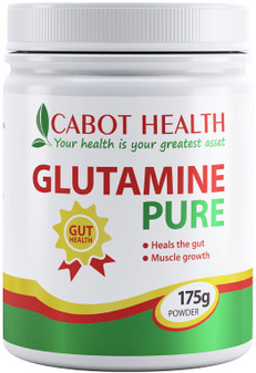 Cabot Health Glutamine Pure Powder is a natural amino acid vital for healthy intestinal function