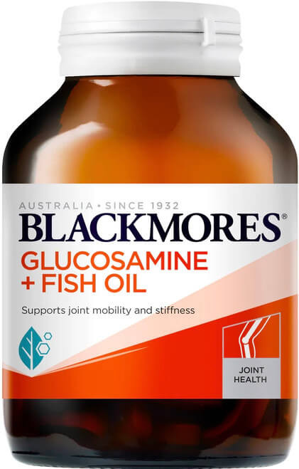Blackmores Glucosamine + Fish Oil for joint health, mobility, mild arthritis & stiffness with Glucosamine & Fish Oil