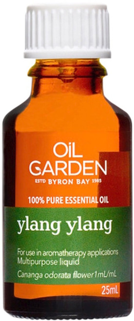 Oil Garden Ylang Ylang Pure Essential Oil 25mL with a luxurious, sweet floral aroma to ease stress & nervous tension