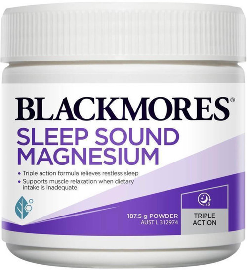 Blackmores Sleep Sound Magnesium is a triple action formula that support mind relaxation and relieve restless sleep