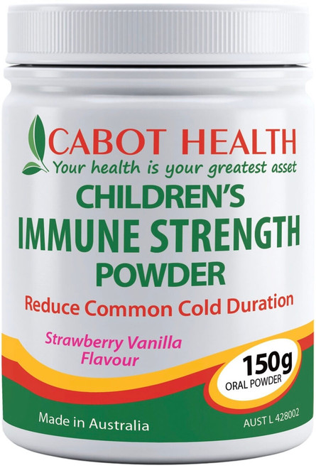 Cabot Health Children’s Immune Strength Powder 150g with Elderflower, Vitamin C, Zinc, Selenium & Iodine for children’s immune health
