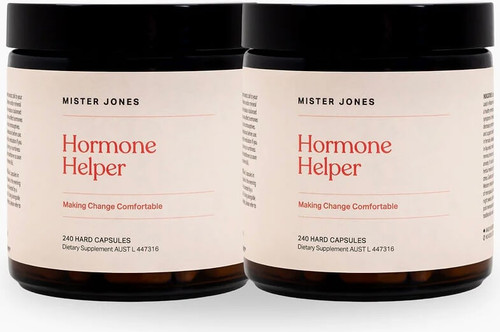 Mister Jones Hormone Helper supports your body & mind through hormonal change & perimenopause - Hormone-free support for menopause symptoms, Hot Flushes & Night Sweats